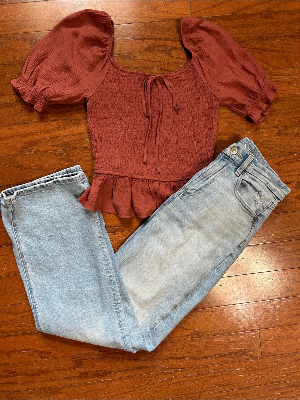 American Eagle Curvy Bootcut Jeans
